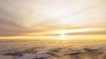 Aerial view White clouds in blue sky. Top view. View from drone. Aerial bird`s eye view. Aerial top view cloudscape. Texture of c Royalty Free Stock Photo