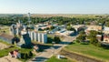 Aerial view of Wilson, Kansas