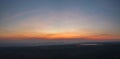 aerial view wind turbine viewpoint at Lamtakong dam,Nakhonratchasima, Thailand.