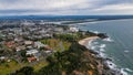 Aerial view of Windmill Hill Reserve in Port Macquarie, Australia