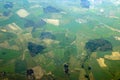 Aerial view - windmills