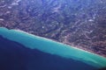 Beach between Francavilla al Mare and Lido Riccio, Adriatic coast of Italy.