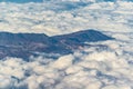 Andes Mountains Aerial View, Chile Royalty Free Stock Photo