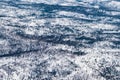 Aerial view winter forest cover with snow Royalty Free Stock Photo