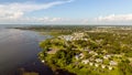 Aerial view of Winter Garden Florida, Lakeview Park, Trailer Park Royalty Free Stock Photo