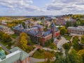 College of the Holy Cross in fall, Worcester, MA, USA Royalty Free Stock Photo