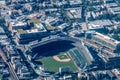 Aerial view of Wrigley Field in Chicago, Illinois Royalty Free Stock Photo