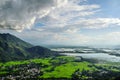 Aerial View Of Wular Lake in Kashmir Royalty Free Stock Photo