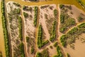 Aerial view of Xuan Thuy National Park Royalty Free Stock Photo