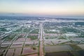 Aerial view of Xuan Thuy National Park