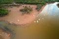 Aerial view of Xuan Thuy National Park