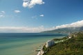 Aerial view of Yalta bay