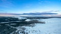 Aerial view of Yllas ski center