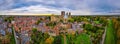 Aerial view of York minster in England Royalty Free Stock Photo