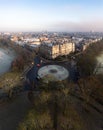 Aerial view of the Yorkshire Spa Town of Harrogate