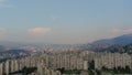 Aerial View of Yugoslav Communist Residential Apartment Buildings in Sarajevo