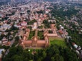 Aerial view of Yuriy Fedkovych Chernivtsi National University, Ukraine Royalty Free Stock Photo