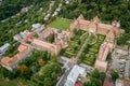 Aerial view of Yury Fedkovych national University in Chernivtsi, Ukraine