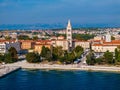 Aerial view of Zadar City