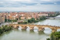 Aerial view of Zaragoza