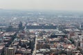 Aerial View - Zocalo of Mexico City Royalty Free Stock Photo