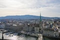 Aerial view Zurich