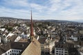 Aerial view Zurich