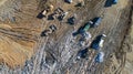 Aerial Views Of A Municipal Trash Dump