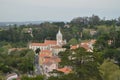 Aerial Views Of The Historic Helmet In Sintra. Nature, architecture, history, street photography. April 13, 2014. Sintra, Lisbon,