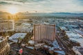 Aerial views of las vegas nevada city