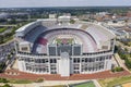 Aerial Views Of Ohio Stadium On The Campus Of Ohio State University Royalty Free Stock Photo