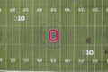 Aerial Views Of Ohio Stadium On The Campus Of Ohio State University Royalty Free Stock Photo