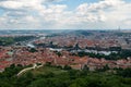 Aerial view of Prague, from Perin Hill.