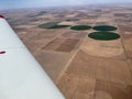 Aerial views of Texas Panhandle irrigation