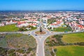 Aerial from the vilage Sagres in the Algarve Portugal Royalty Free Stock Photo