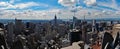 An aerial viw of New York Royalty Free Stock Photo