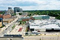 Aerial of Waterloo, Ontario, Canada on a beautiful day Royalty Free Stock Photo