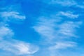 Aerial white clouds against blue sky background texture