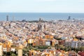 Barcelona city view