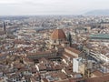aerialview of florence Royalty Free Stock Photo