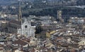 aerialview of florence Royalty Free Stock Photo