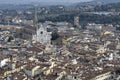 Aerialview of florence Royalty Free Stock Photo
