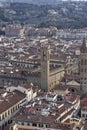 Aerialview of florence Royalty Free Stock Photo