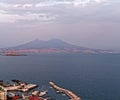 aerialview of naples take from posillipo Royalty Free Stock Photo