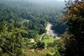 Aeriel View of Danum Valley Sabah Borneo Royalty Free Stock Photo