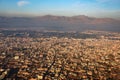 Aeriel view of Peshawar, Pakistan Royalty Free Stock Photo