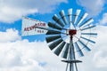 Aermotor windmill water pump closeup - Robbins Preserve, Davie, Florida, USA