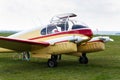 Aero 45 version of Aero 145 twin-piston engined civil utility aircraft on airport