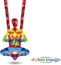 Aero Yoga. Image of triangles