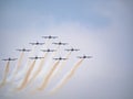 Aerobatic airshow Royalty Free Stock Photo